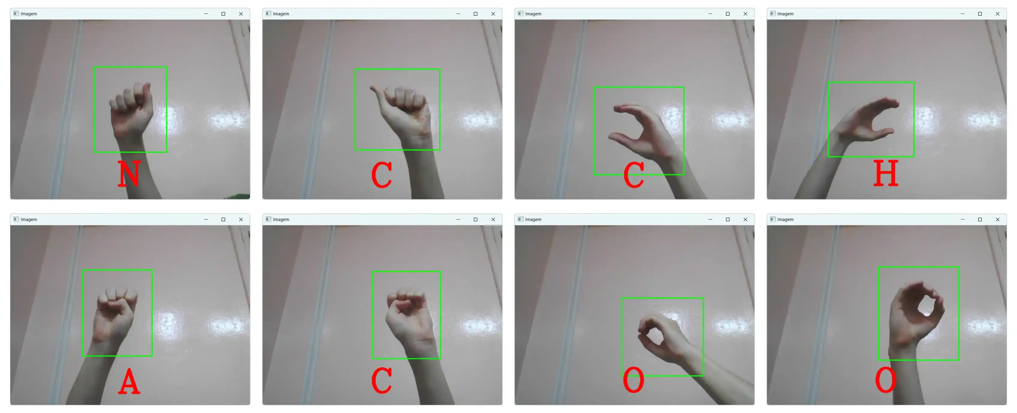ASL (American Sign Language) model test